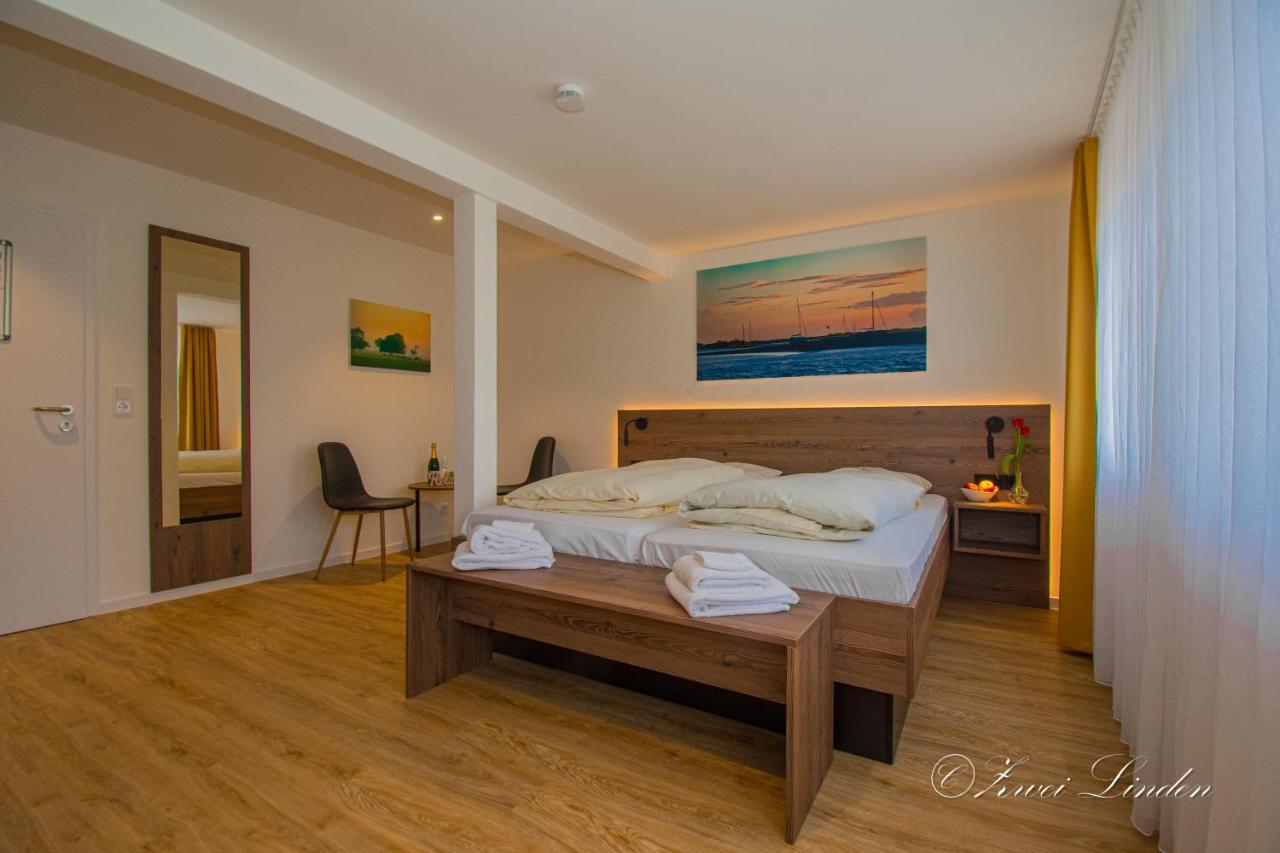 Hotel Zwei Linden - Links Der Elbe - Niedersachsen Balje Dış mekan fotoğraf