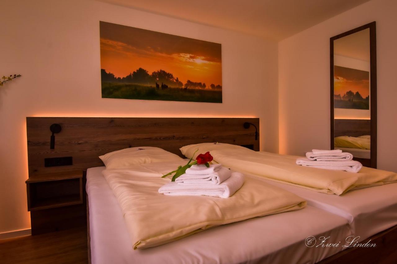 Hotel Zwei Linden - Links Der Elbe - Niedersachsen Balje Dış mekan fotoğraf