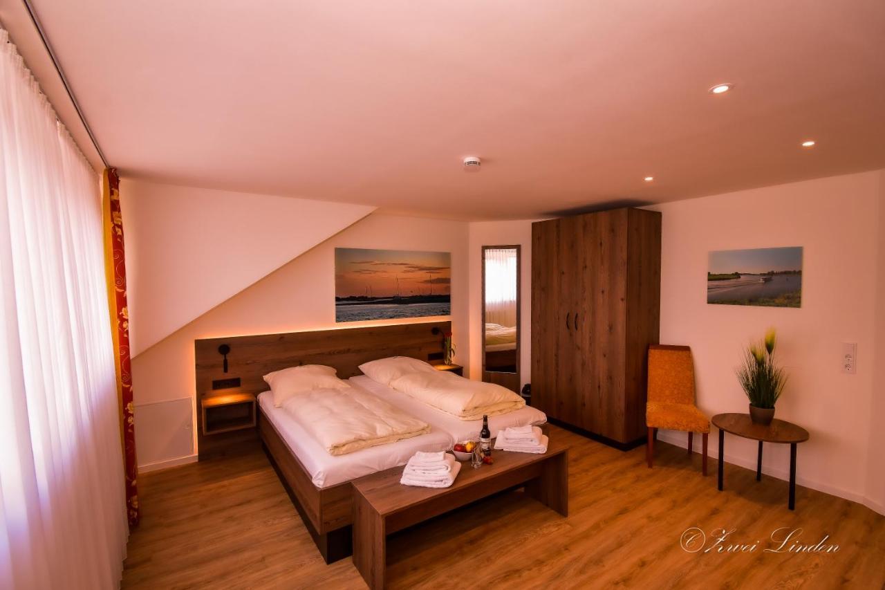 Hotel Zwei Linden - Links Der Elbe - Niedersachsen Balje Dış mekan fotoğraf